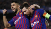 Messi helps Barcelona beat Lyon 5-1 to reach CL quarters