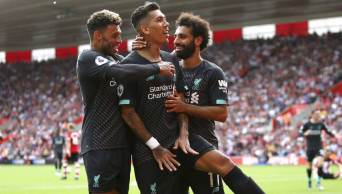 Liverpool beats Southampton 2-1 for 2nd win to open EPL