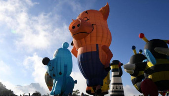 Hot air balloon festival opens in east Taiwan