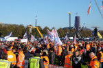 Dutch construction workers protest environmental rules
