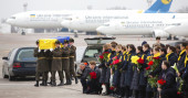 Ukrainian president bids farewell to citizens killed in Iran plane crash