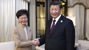 Xi meets Lam in 'vote of confidence' over Hong Kong protests