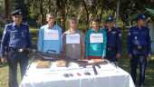 3 held with arms, ammo in Rangamati