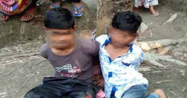 5th graders tied to tree, tortured in Pirojpur; 2 held