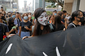 Hong Kong protesters clamor for release of detained activist