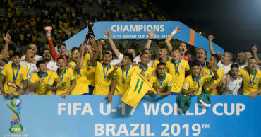 Brazil beats Mexico to win U17 World Cup at home