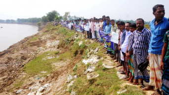 River erosion puts 10km area in Kanaighat at risk
