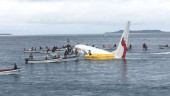 Airline now says 1 missing after Pacific lagoon plane crash