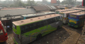 Transport strike continues in Sherpur
