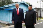Trump becomes 1st sitting US leader to enter North Korea
