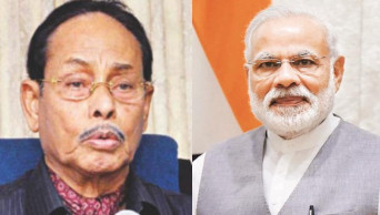 Ershad greets Modi for election victory