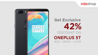 Robishop offers 42 pc discounts on OnePlus 5T 