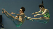 Australia wins mixed 3-meter synchro diving gold at worlds