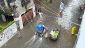 Khulna city goes under rainwater
