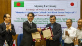 Documents on Japanese grant aid, loan deal signed