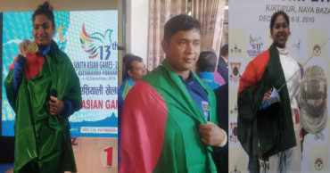 13th SA Games: Weightlifting, fencing bring more glory for Bangladesh