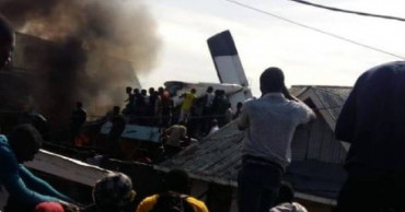 26 killed as small plane crashes into homes in Congo