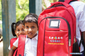 China gifts well-equipped school building to remote Sri Lankan village