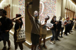 Hong Kong protesters don cartoon masks to defy face mask ban