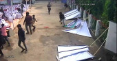 Bangabandhu, PM’s photos vandalised in Brahmanbaria Victory Day event