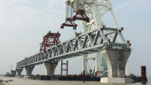 Padma Bridge’s 14th span installed