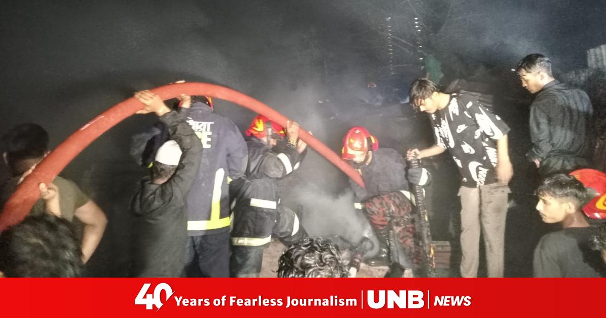 Mohakhali’s Sattola Slum fire brought under control