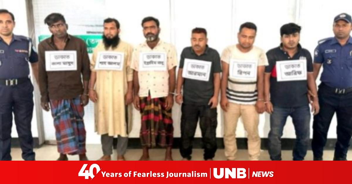 6 arrested over robbery, murder at Ashulia gold shop