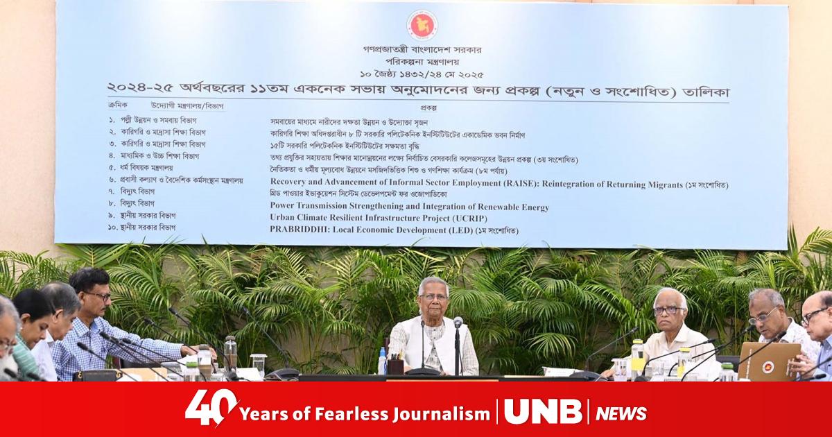 Ecnec clears nine projects worth Tk 11,851 crore