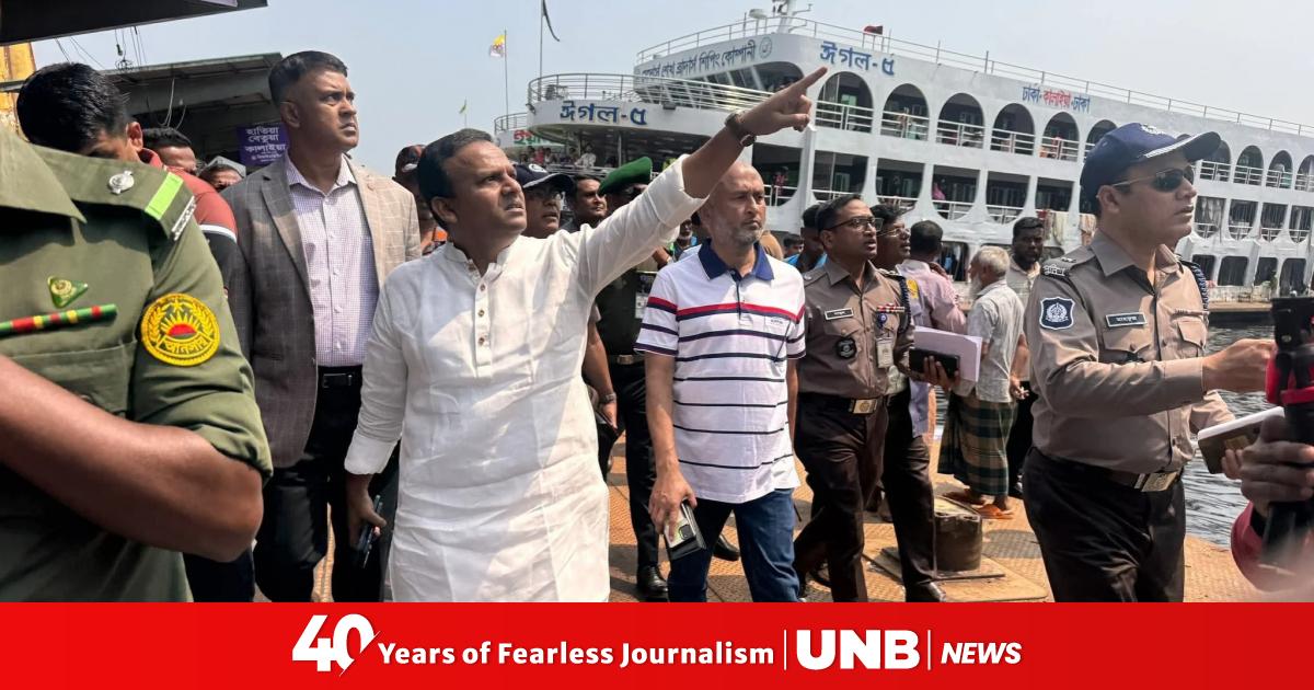 State Minister Rajib supervises Sadarghat for smooth Eid journey