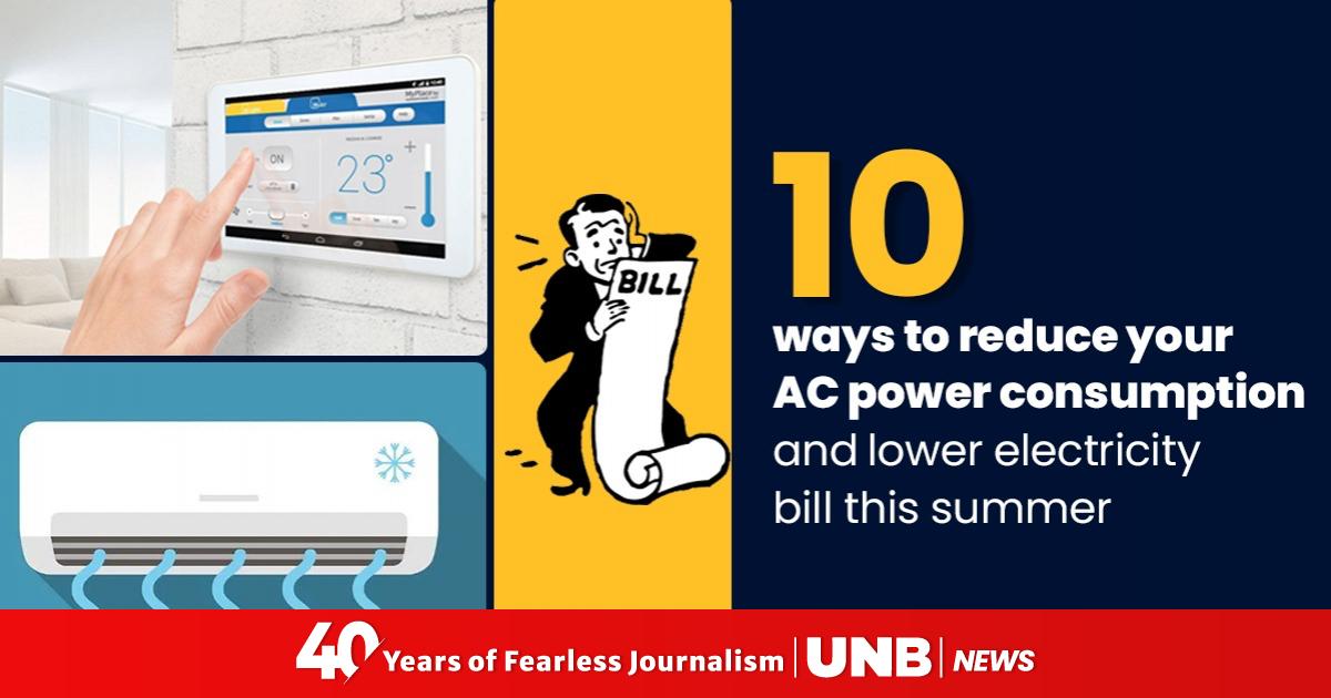 10 ways to reduce your AC power consumption and lower electricity bill