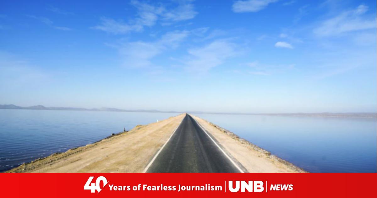 Road to Heaven: Gujarat’s surreal highway flanked by water and salt pans
