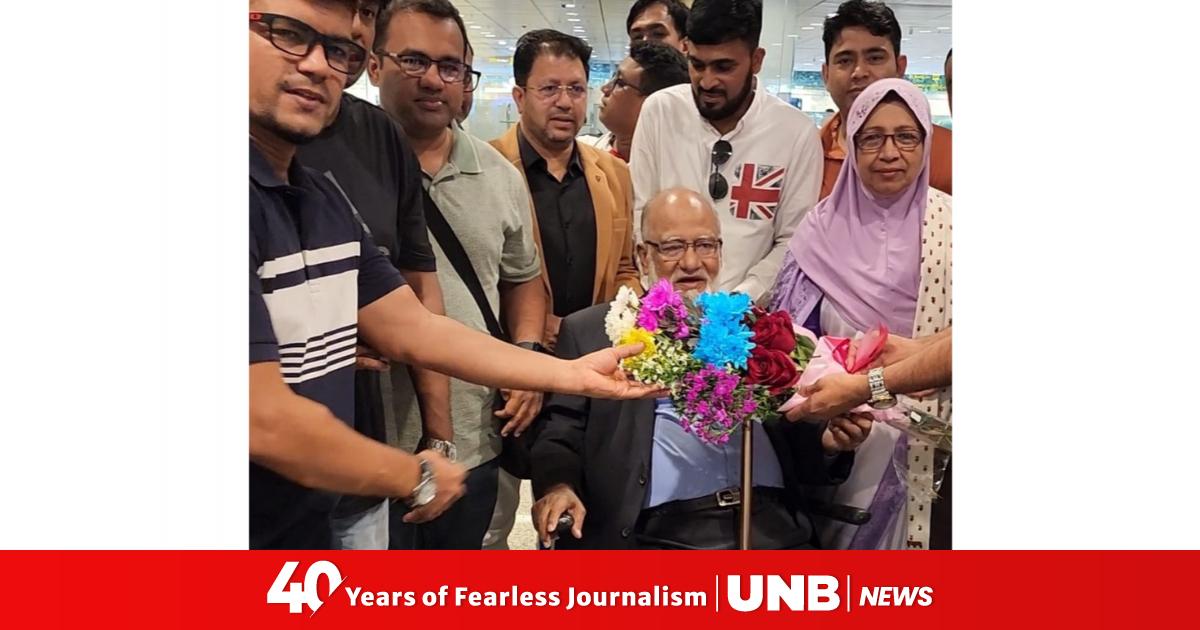 BNP leader Khandaker Mosharraf off to Singapore for health check-up