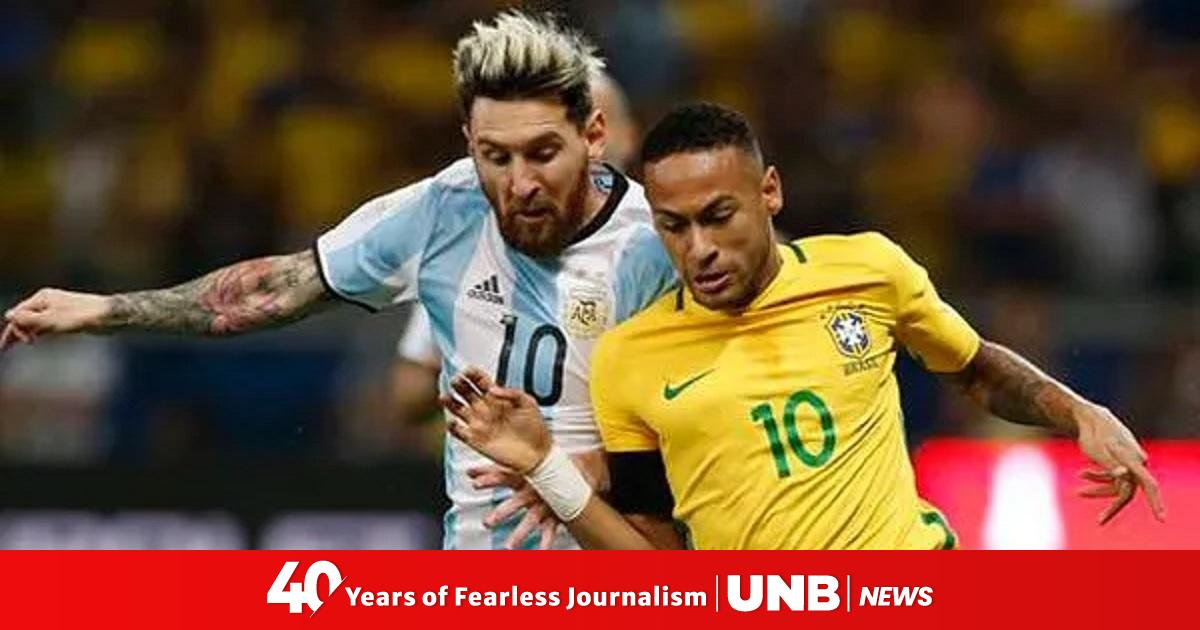 Jogos internacionais de futebol Argentina x Brasil para setembro de 2022