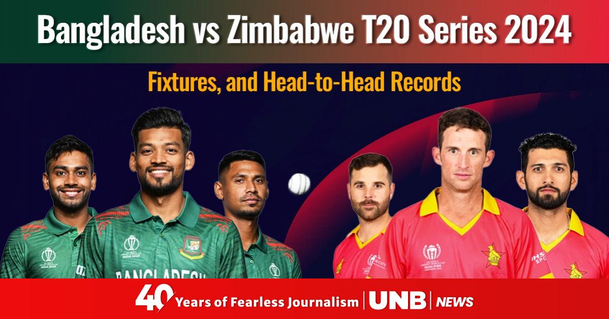 Bangladesh vs Zimbabwe T20 Series 2024 Fixtures, HeadToHead Records