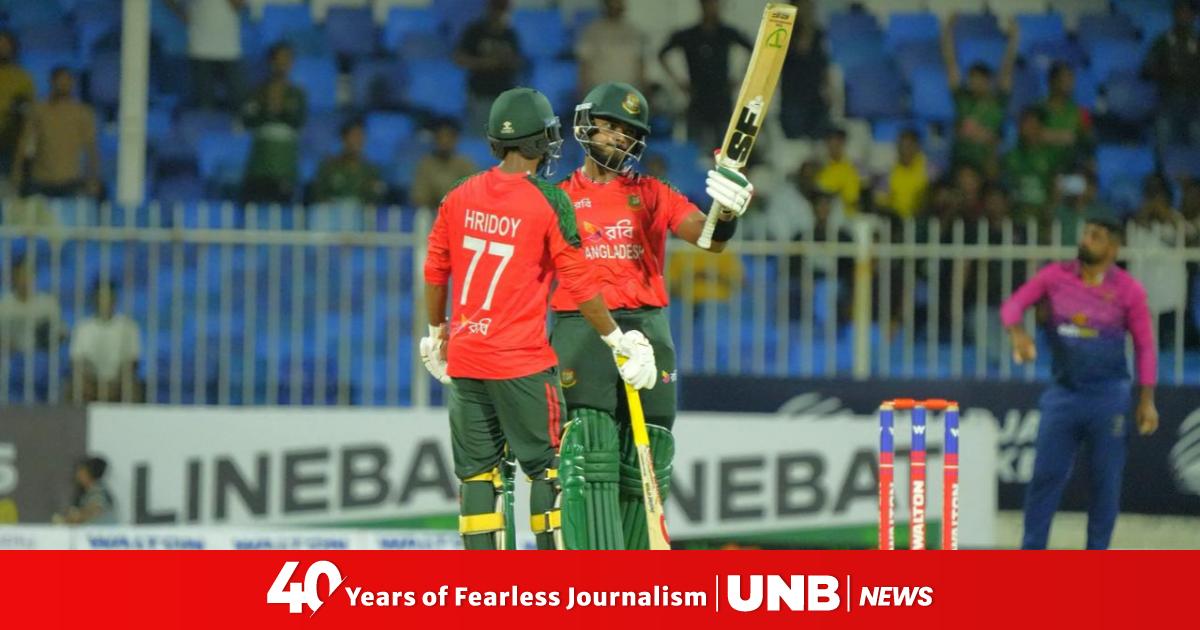 Emon’s stunning ton powers Bangladesh to 27-run win over UAE